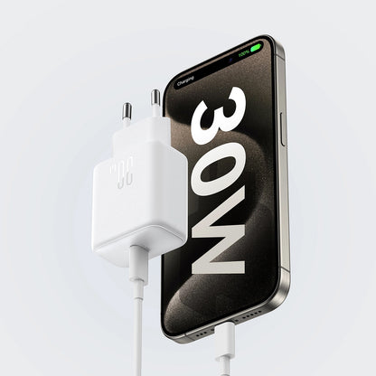 Netzladegerät Joyroom JR-TCF24, 30W, 3A, 1 x USB-C, Weiß