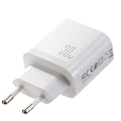 Chargeur secteur Joyroom JR-TG6, 30W, 3A, 1 x Lightning - 1 x USB-A - 1 x USB-C, Blanc