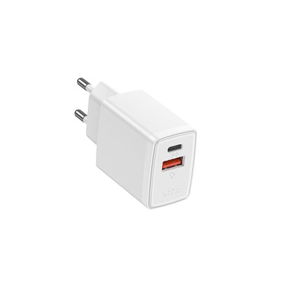 Lito LC09 Network Charger, 20W, 3A, 1 x USB-A - 1 x USB-C, White