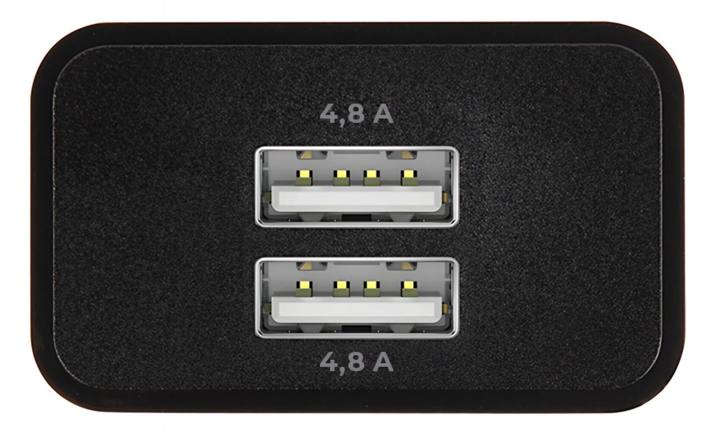 Chargeur Réseau MaXlife MXTC-12, 24W, 2.4A, 2 x USB-A, Noir