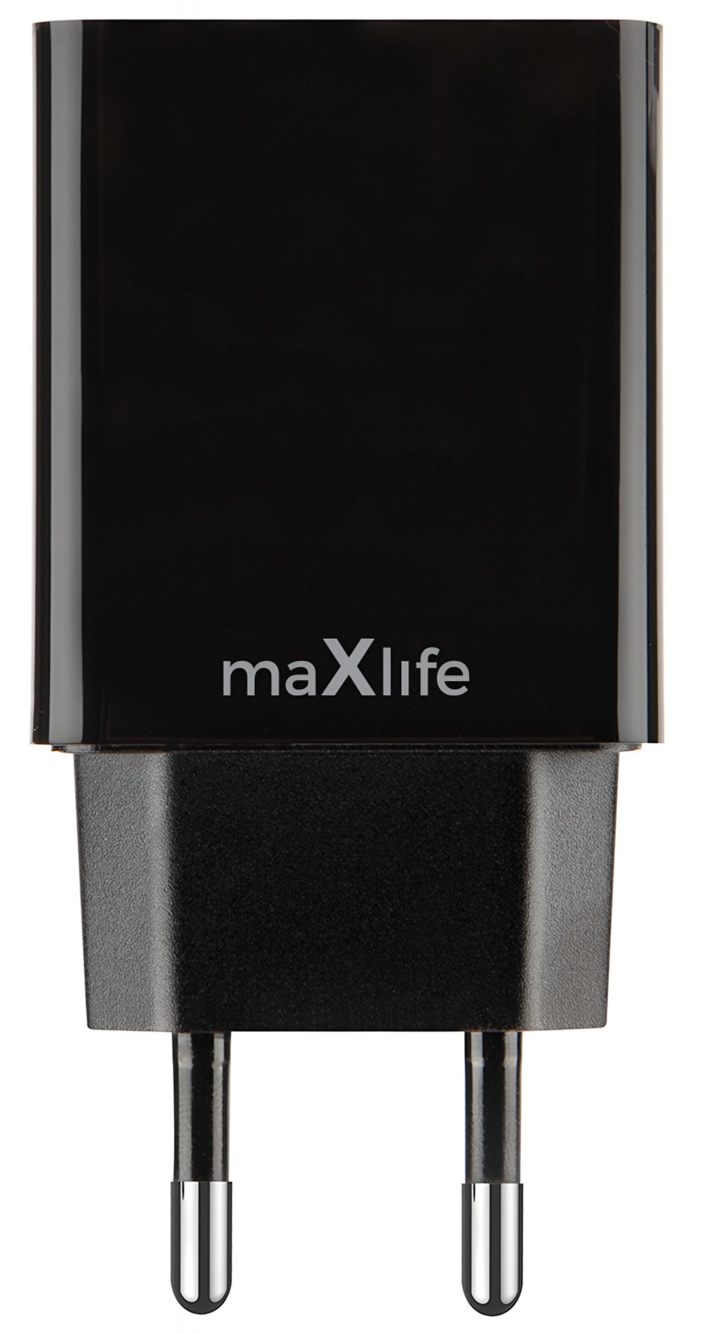 Chargeur Réseau MaXlife MXTC-12, 24W, 2.4A, 2 x USB-A, Noir