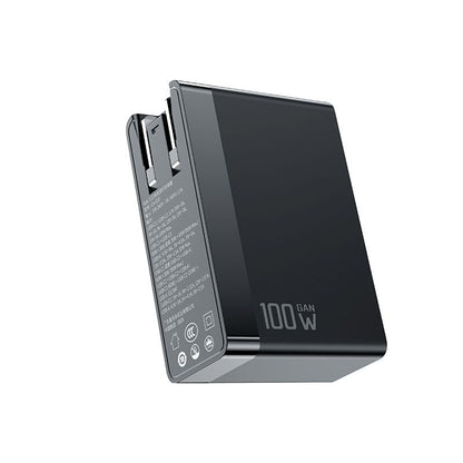 McDodo CH-8101 Pro Nuc AR Power Travel Netzladegerät, 100W, 5A, 1 x USB-A - 2 x USB-C, Schwarz