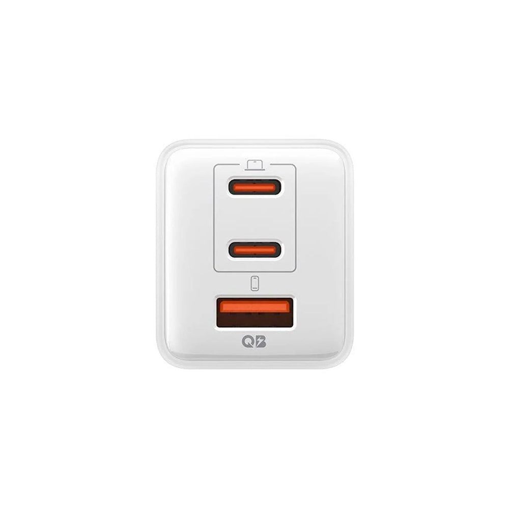 Spigen EE473EU Essential Network Charger, 47W, 3A, 1 x USB-A - 2 x USB-C, White ACH09464