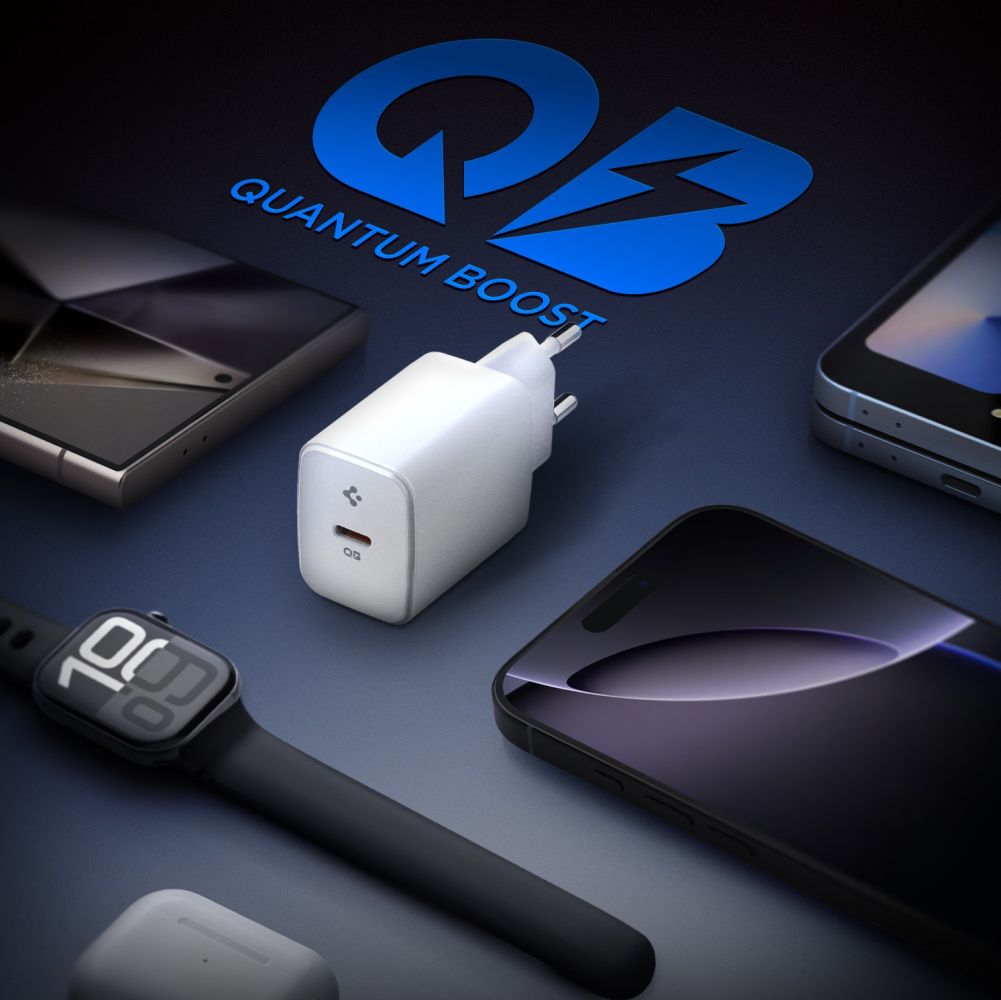 Spigen Essential Netzladegerät, 20W, 3A, 1 x USB-C, Weiß