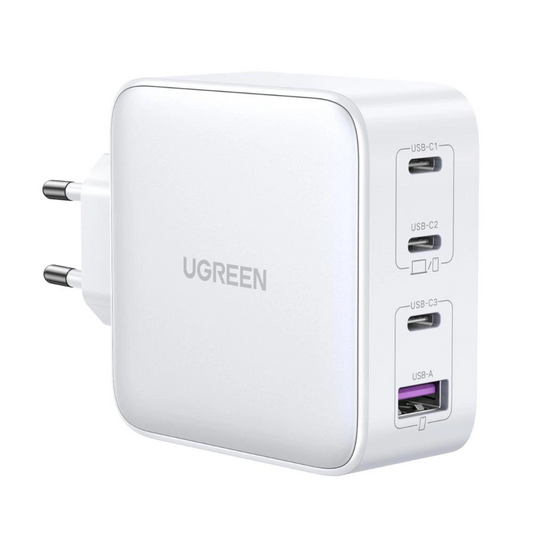 UGREEN CD226 Netzladegerät, 100W, 5A, 1 x USB-A - 3 x USB-C, Weiß