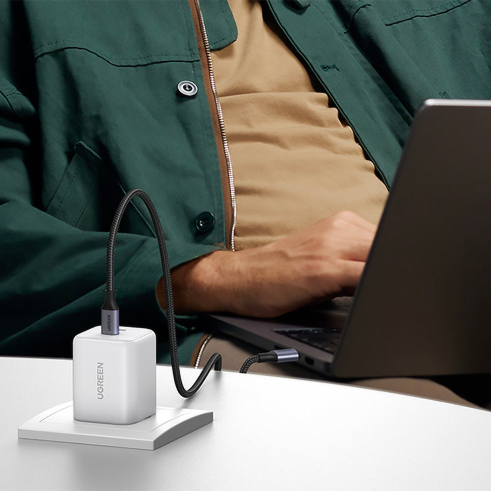 Chargeur secteur UGREEN X526 (65154), 45W, 3A, 2 x USB-C, Blanc