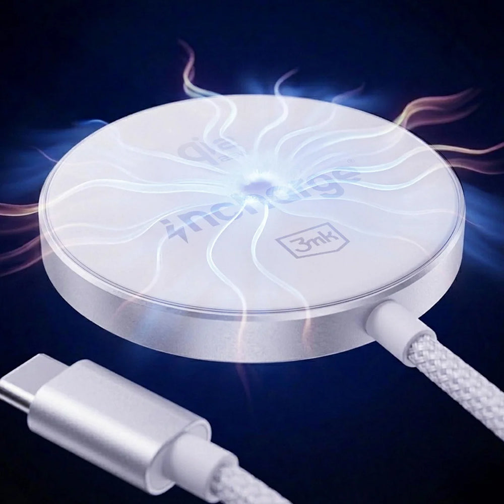 3MK Align Wireless Netzladegerät, 25W, Weiß