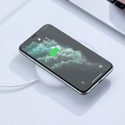Baseus Jelly Wireless Netzladegerät, 15W, 1.67A, Weiß WXGD-02