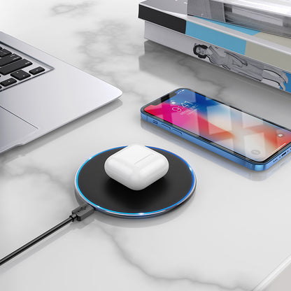 Chargeur Réseau Sans Fil Borofone BQ3 Pro, 15W, 1.67A, Noir