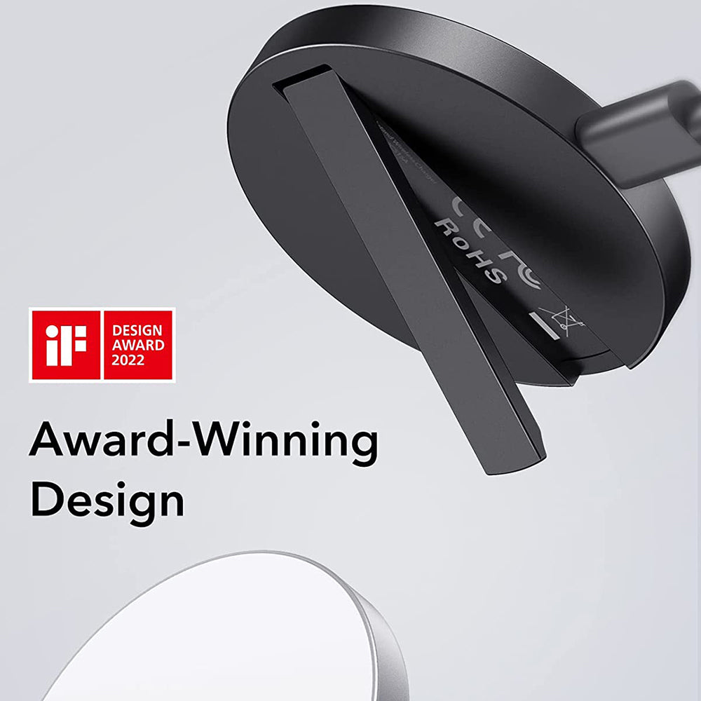 Chargeur Réseau Sans Fil ESR HaloLock, 15W, 1.67A, Blanc