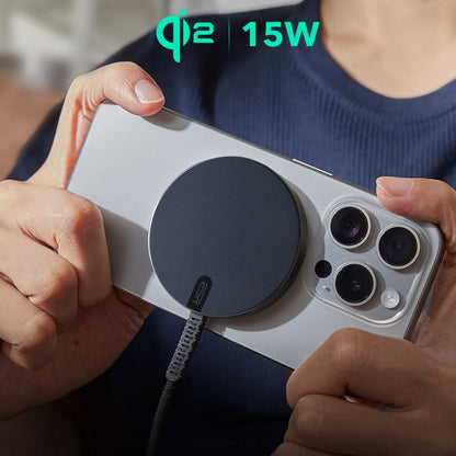 Chargeur Réseau Sans Fil ESR HaloLock, 15W, 1.67A, Noir