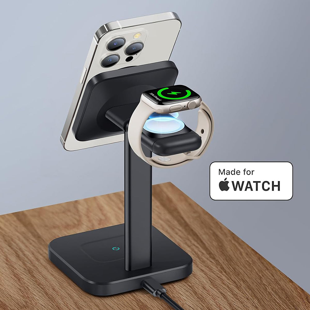 ESR HaloLock 3in1 Wireless Netzladegerät, 15W, 1.67A, Schwarz