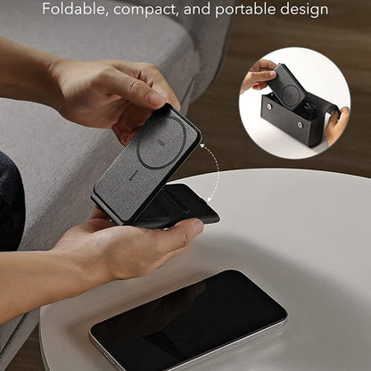 Chargeur Réseau Sans Fil ESR Travel Bag 3en1, 15W, 1.67A, Noir