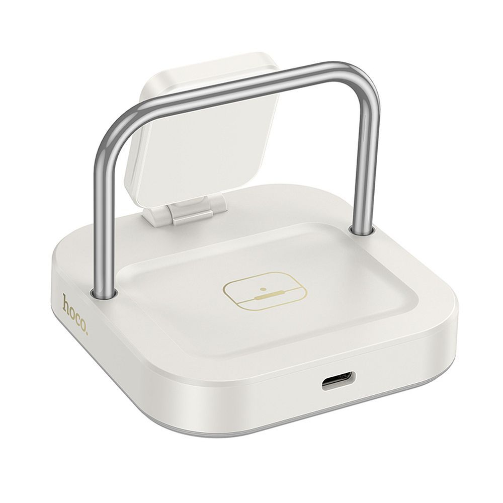 Drahtloses Netzladegerät HOCO CQ16A 3in1, 15W, 1.67A, Weiß