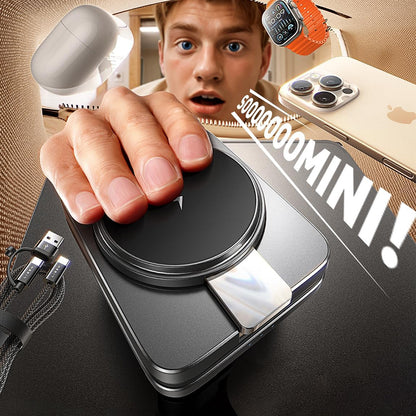 Chargeur Réseau Sans Fil Lisen W103 3en1, 7.5W, 1.1A, Noir YL0324090008