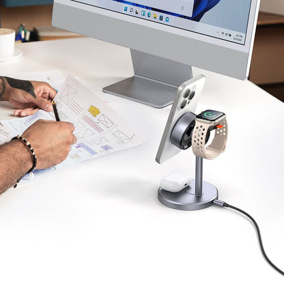 Drahtloses Netzladegerät McDodo CH-2462 Swan 3in1, 22.5W, 1.67A, Schwarz