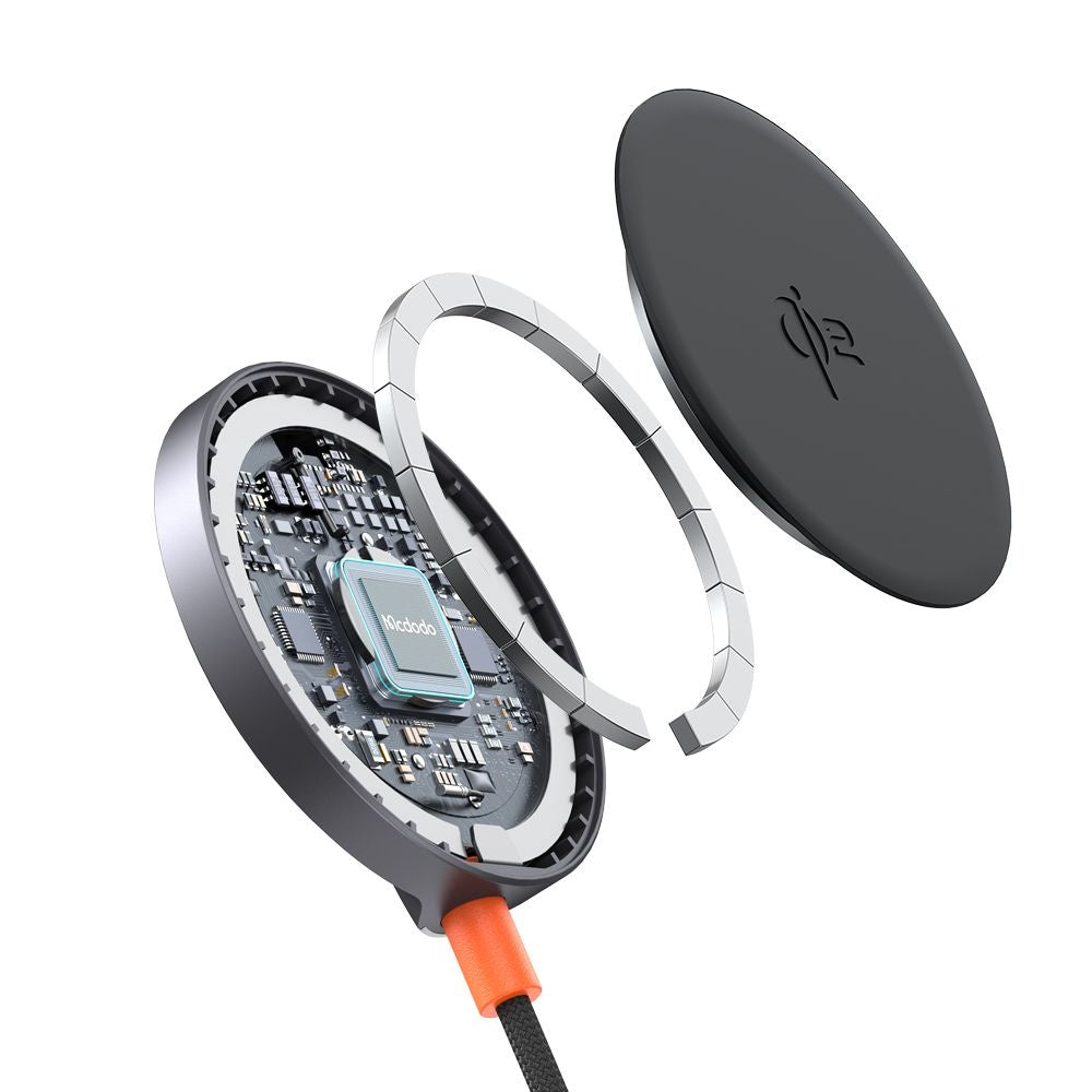 McDodo CH-2860 MagQ Wireless Netzladegerät, 15W, 1.67A, Schwarz