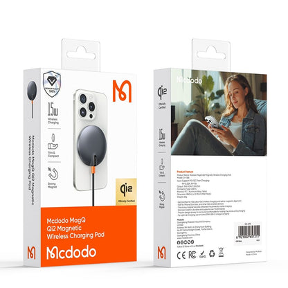 McDodo CH-2860 MagQ Wireless Netzladegerät, 15W, 1.67A, Schwarz