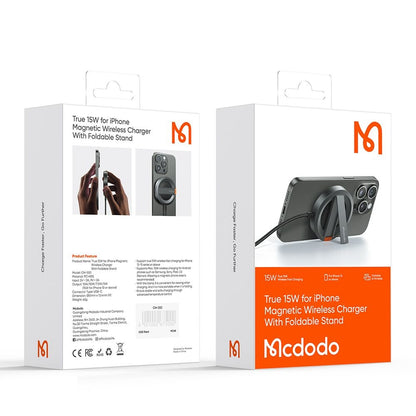 Chargeur Réseau Sans Fil McDodo CH-5500, 15W, 1.67A, Gris