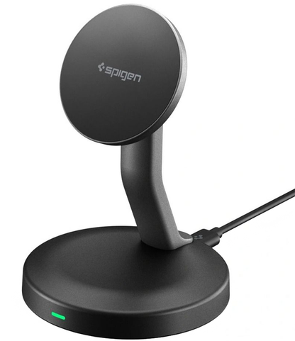 Spigen EF151MS Wireless Netzladegerät, 15W, 1.67A, Schwarz