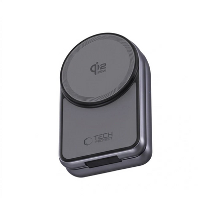 Wireless-Netzteil Tech-Protect A53 3in1, 25W, Grau