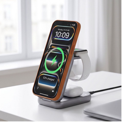 Wireless-Netzteil Tech-Protect A53 3in1, 25W, Grau