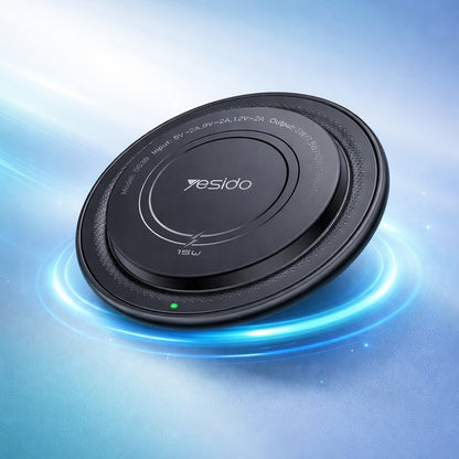 Wireless-Netzladegerät Yesido DS39, 15W, 1.67A, Schwarz