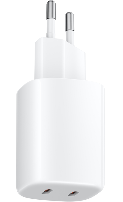 Chargeur secteur Xiaomi Nano Turbo, 45W, 3A, 2 x USB-C, Blanc BHR087OEU