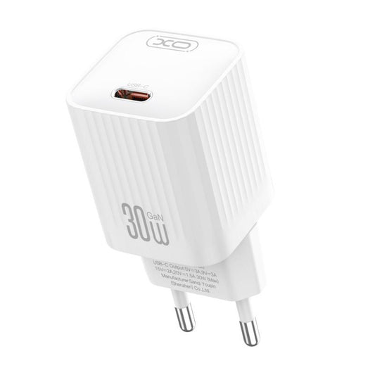 Netzladegerät XO Design L148, 30W, 3A, 1 x USB-C, Weiß