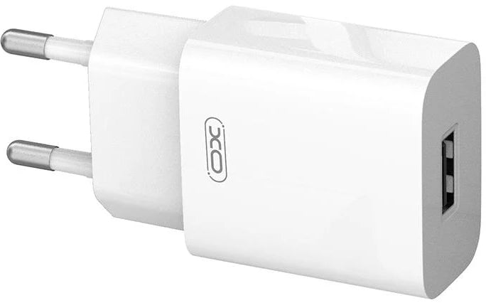 Chargeur Réseau XO Design L99, 12W, 2.4A, 1 x USB-A, Blanc