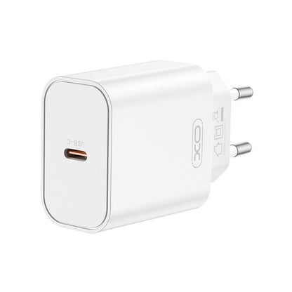 Chargeur Réseau XO Design CE32, 20W, 3A, 1 x USB-C, Blanc