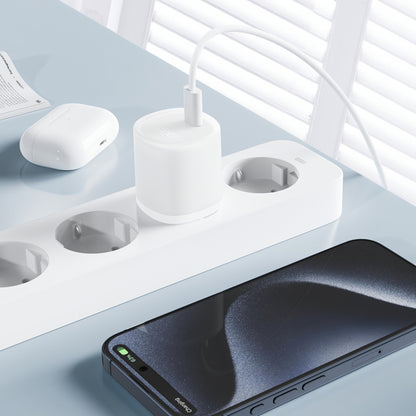 Chargeur Réseau XO Design L150, 30W, 3A, 1 x USB-C, Blanc