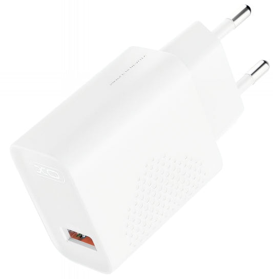 Netzladegerät XO Design L159, 18W, 3A, 1 x USB-A, Weiß