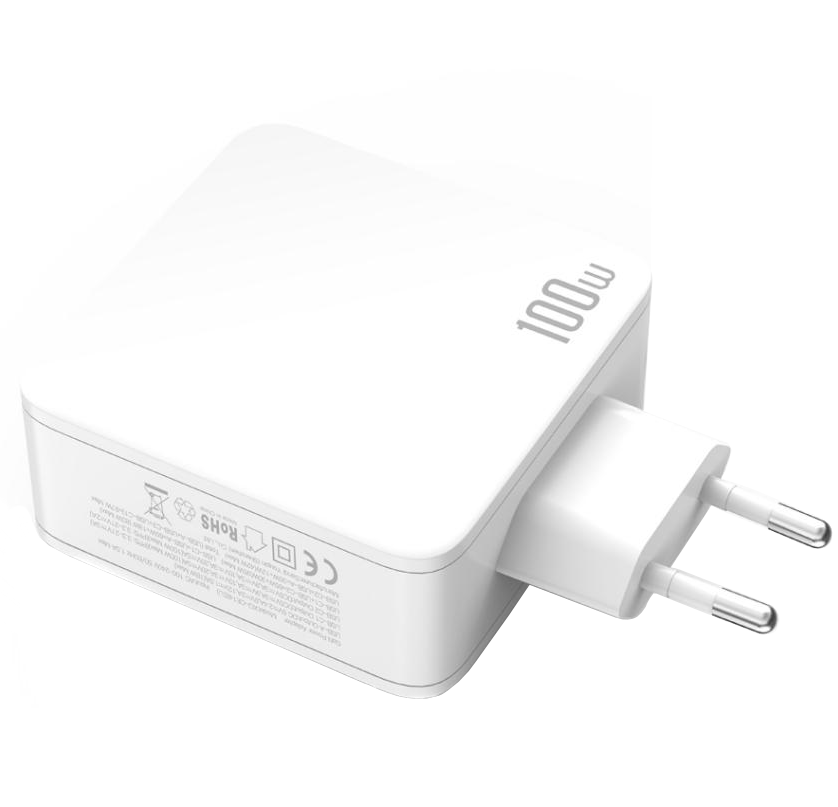 Netzteil XO Design CE14, 100W, 3,25A, 1 x USB-A - 2 x USB-C, Weiß