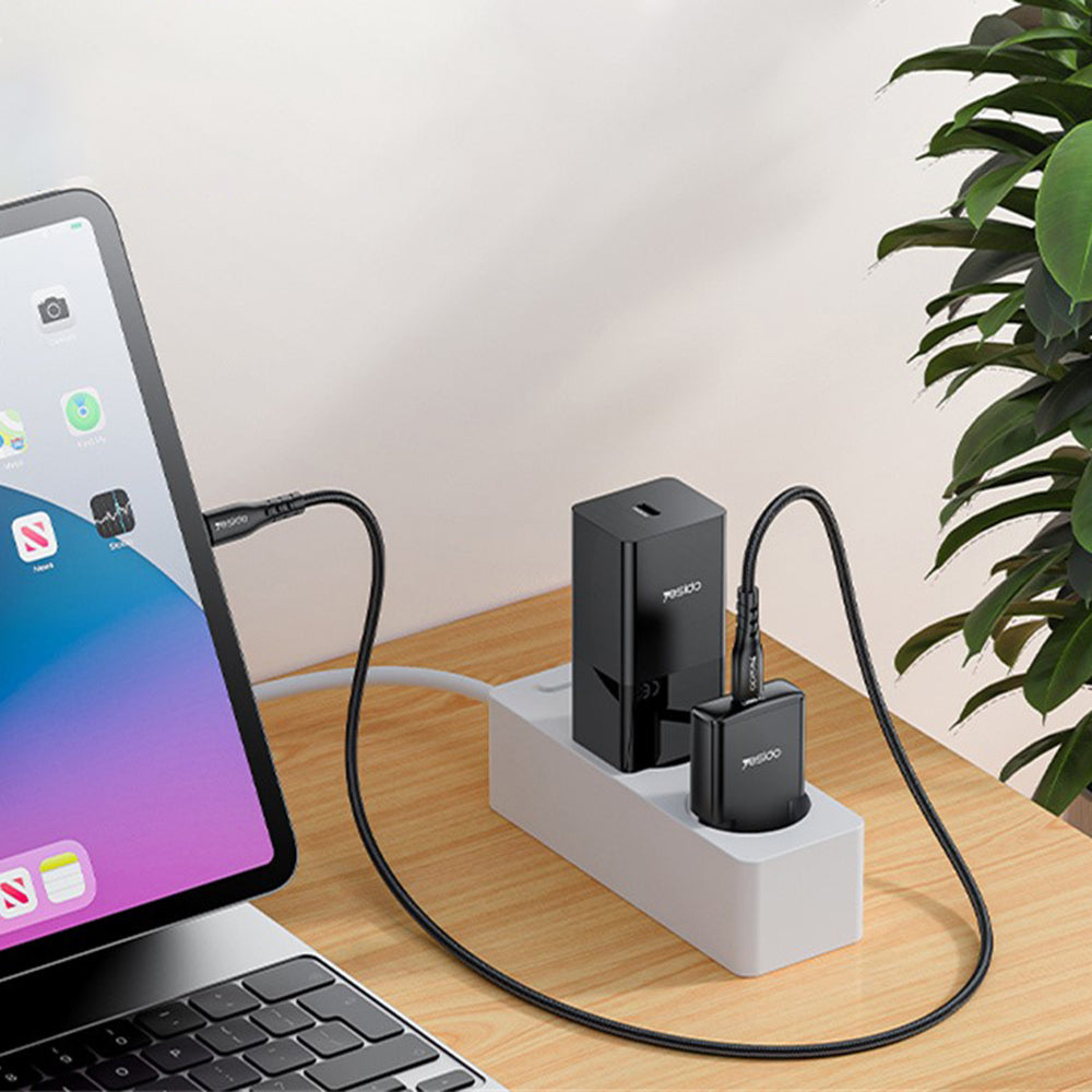 Yesido YC74 Network Charger, 30W, 3A, 1 x USB-C, Black
