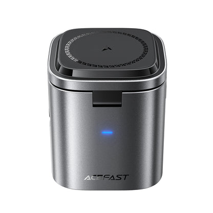 Ladestation mit USB-C Kabel Acefast Z9 QI 6in1, 80W, 1 x USB-C - 1 x USB-A, Schwarz