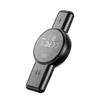 Wireless-Ladegerät XO Design CX026 für Apple Watch Series, USB-A / USB-C, Schwarz