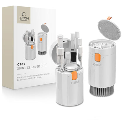 Instrument de nettoyage Tech-Protect CS01, 20 en 1, Blanc