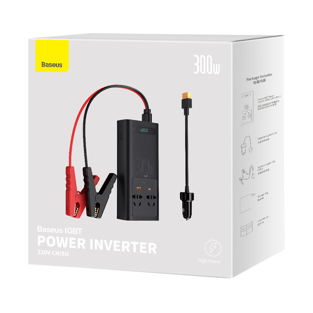 Invertor Électrique Auto Baseus, 300W CGNB010101