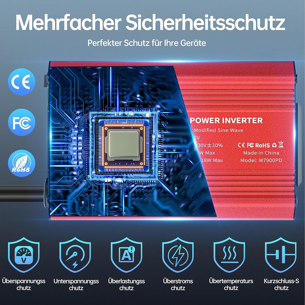 Convertisseur Électrique Auto Techsuit FlexiCarVolt, 300W