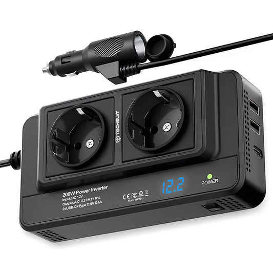 Auto-Elektroinverter Techsuit PowerDriveX, 200W