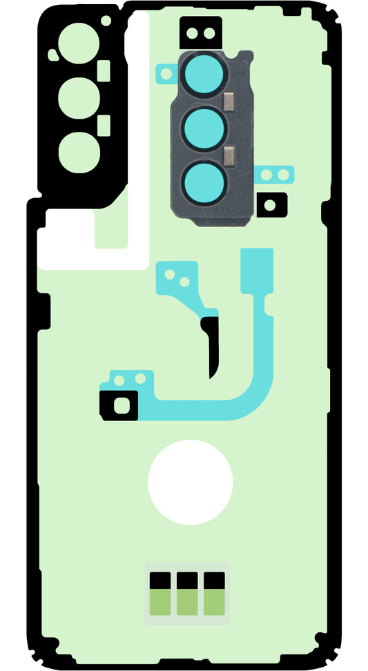 Kit Adhésif Couvercle Batterie Samsung Galaxy S21+ 5G G996, Service Pack GH82-24565A