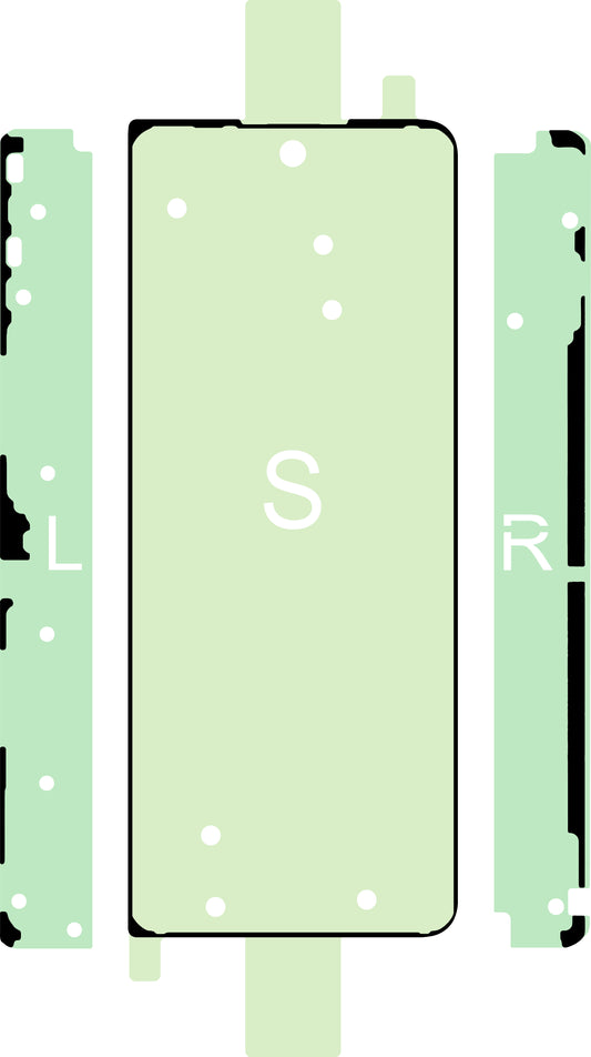 Klebeset Display Samsung Galaxy Z Fold4 F936, Sub Outer, Service Pack GH82-29454A