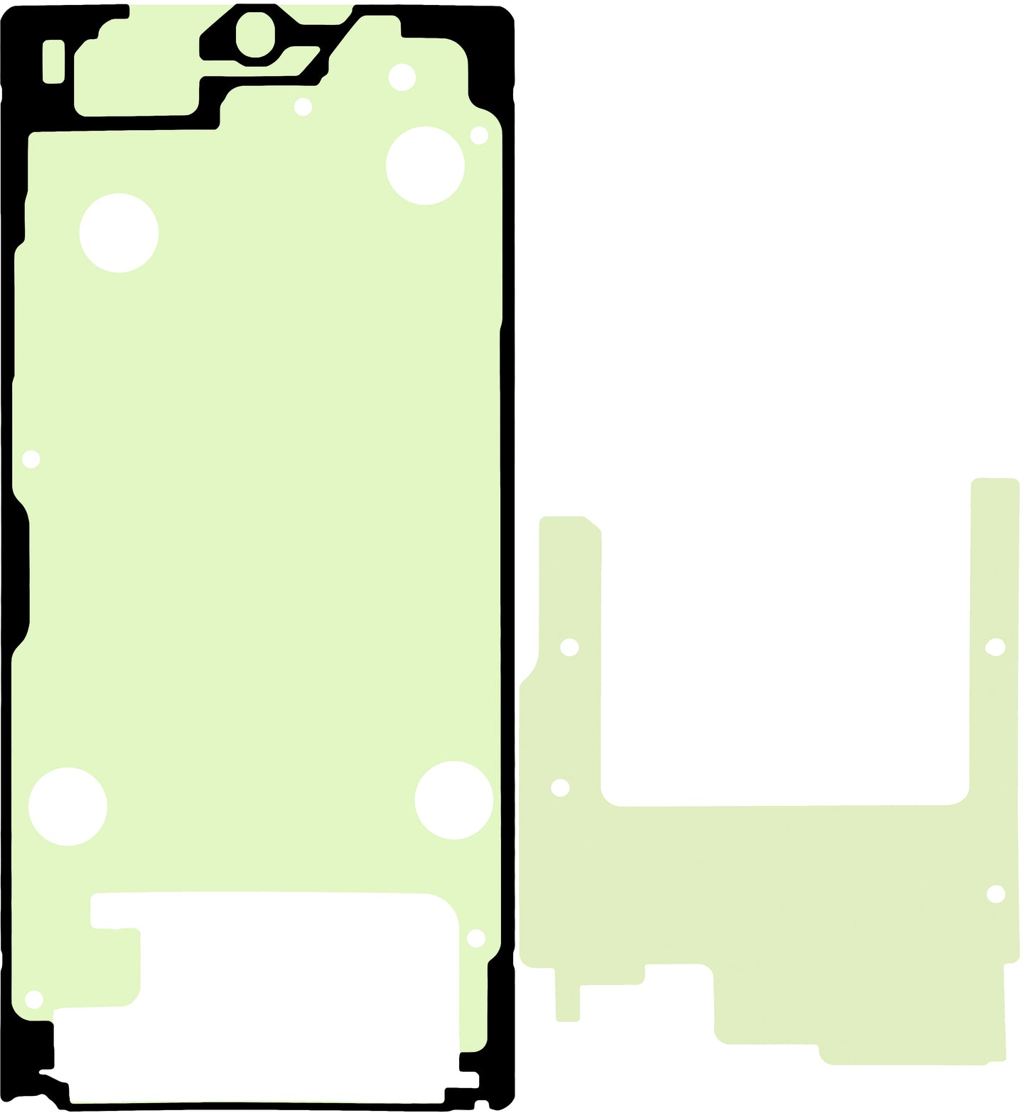 Kit Adhésif Écran Samsung Galaxy S25 Ultra S938, Service Pack GH82-36522A