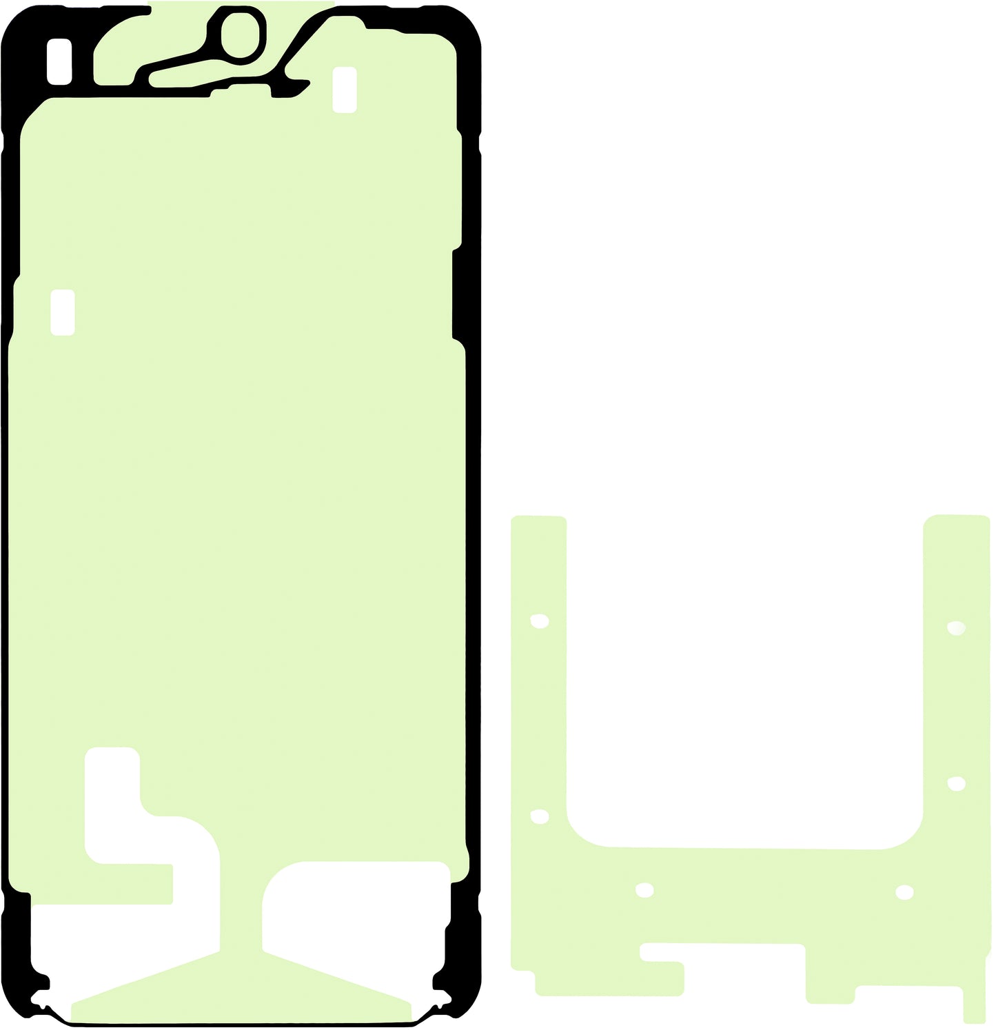 Kit Adhésif Écran Samsung Galaxy S25+ S936, Pack de Service GH82-36510A