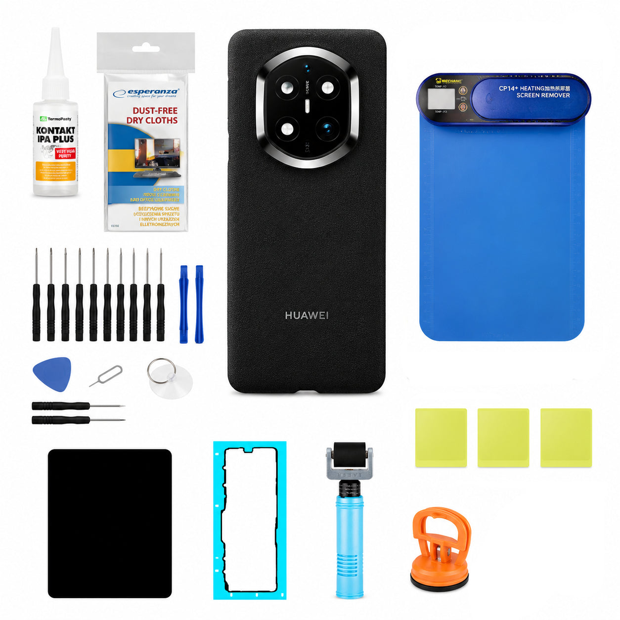 Kit Couvercle Batterie Huawei Mate X7 Noir Service Pack et Outils de Service Dédiés