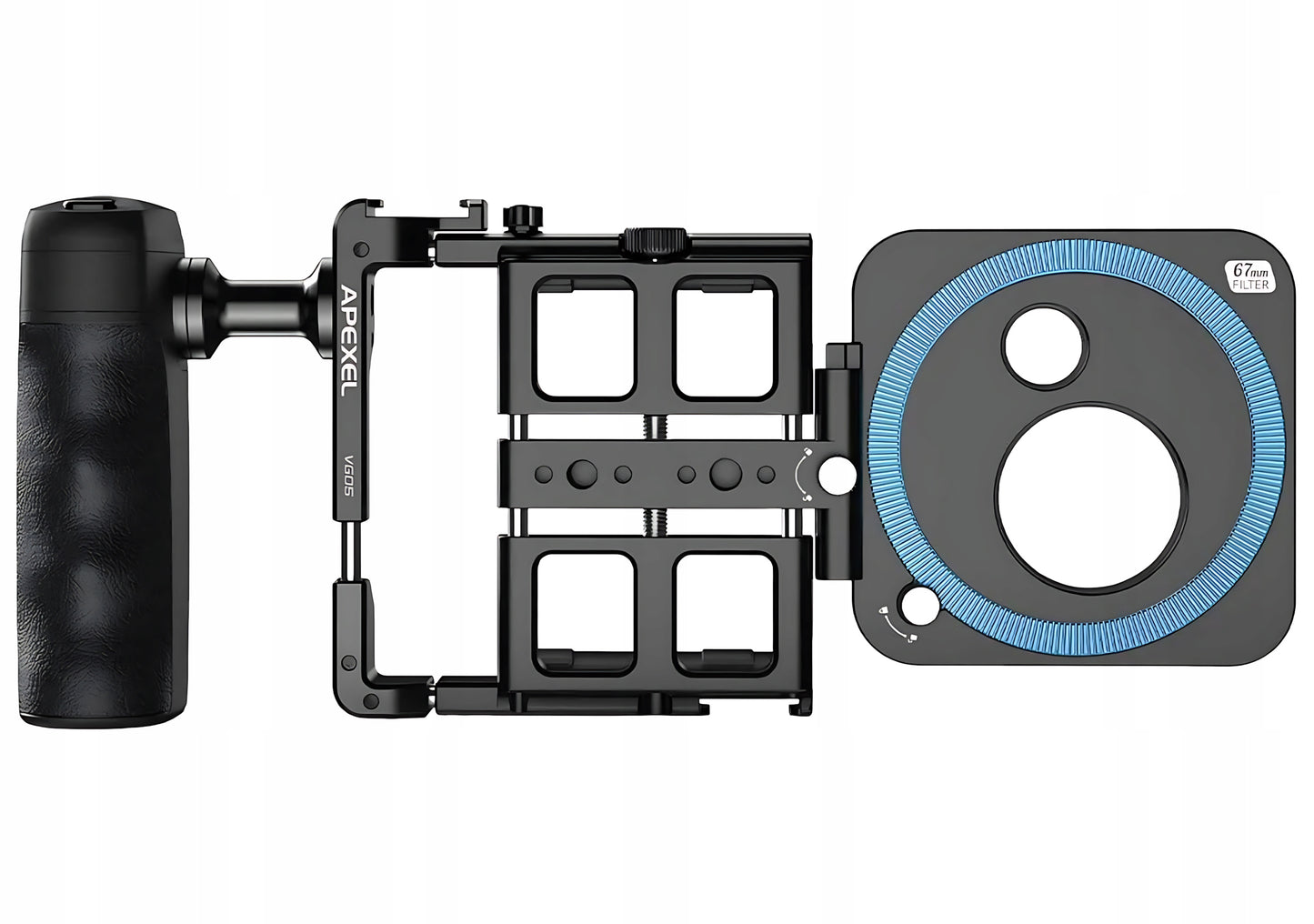 Apexel Vlogging Kit for Phone, Black APL-VG05CH