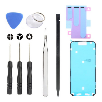 Kit de réparation Jiafa JF-8162 pour remplacement de batterie Apple iPhone 16 Pro Max, 9 en 1