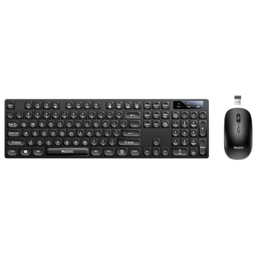 Wireless Tastatur und Maus Set Yesido KB42, Schwarz