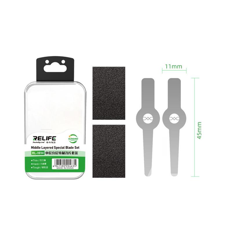 Relife RL-101H Klinge zum Entfernen von CPUs, 2 Stück Set